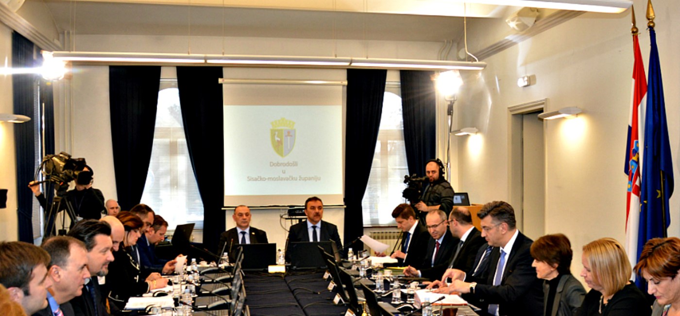 U Sisku održana 22. sjednica Vlade Republike Hrvatske: U prometnu infrastrukturu uložit će se 250 milijuna kuna